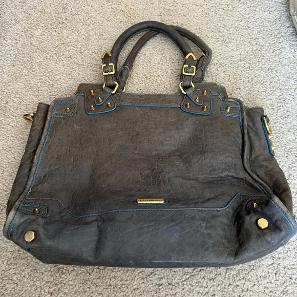 Rebecca Minkoff Blue Leather Satchel - Picture 4 of 7